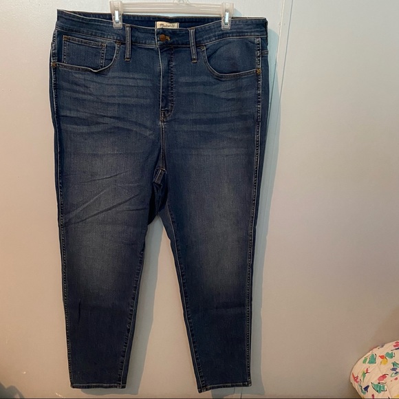 Madewell Denim - MADEWELL BLUE 10” Roadtripper Skinny Jeans Size 20